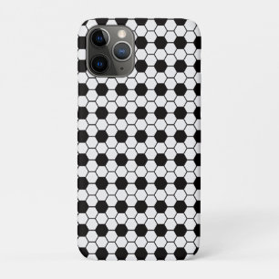 Capa Para iPhone 11 Pro Bolas de Futebol Amante Preto e Branco Personaliza