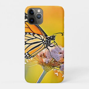 Capa Para iPhone 11 Pro Borboleta Majestosa Fechar Design