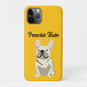 Capa Para iPhone 11 Pro Bulldogue Francês Creme, Bebê Frenchie