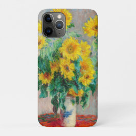 Capa Para iPhone 11 Pro Buquê de Sunflower Claude Monet