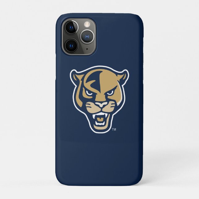 Capa Para iPhone 11 Pro Cabeça de Pantera FIU (Verso)
