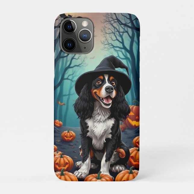 Capa Para iPhone 11 Pro Cachorro alegre (Verso)