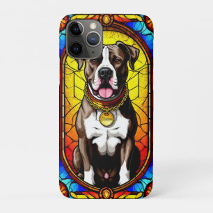 Capa Para iPhone 11 Pro Cachorro em Cores Vibrantes e Detalhes
