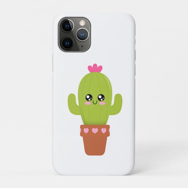Capa Para iPhone 11 Pro Cactus (Verso)
