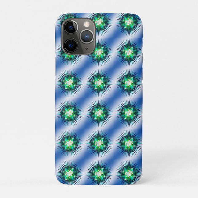 Capa Para iPhone 11 Pro Cactus Flower Kaleidoscope (Verso)