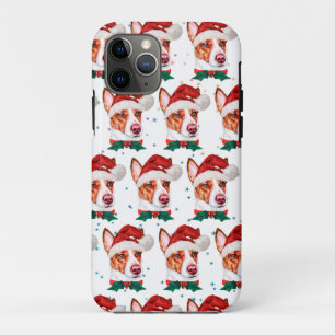 Capa Para iPhone 11 Pro Cães da Raça Podengo Português Estrelas de Natal