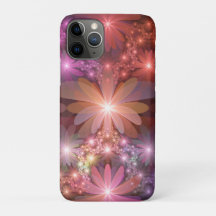 Cama De Flores Arte Fractal Abstrato brilhante Col