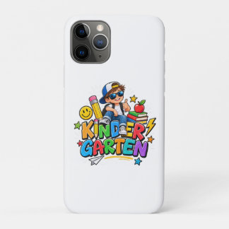 Capa Para iPhone 11 Pro Camisa de Menino de Jardim de Infância no Primeiro