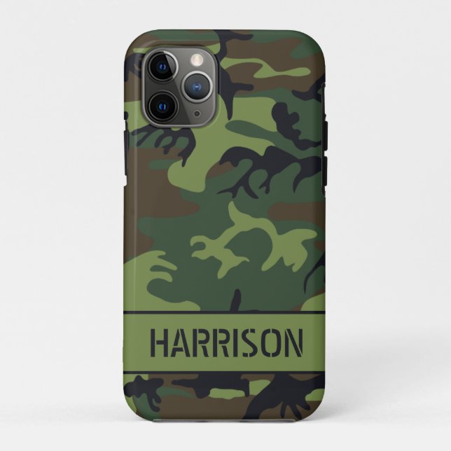 Capa Para iPhone 11 Pro Camuflagem (Verso)