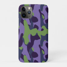 Camuflagem abstrata verde roxo e azul
