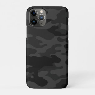 Capa Para iPhone 11 Pro Camuflagem Preta