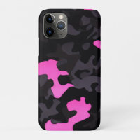 Camuflagem rosa e preta
