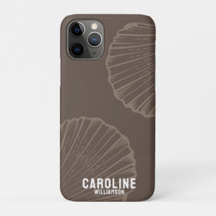 Capa Para iPhone 11 Pro Cana-de-coleira náutica neutra da neta costeira