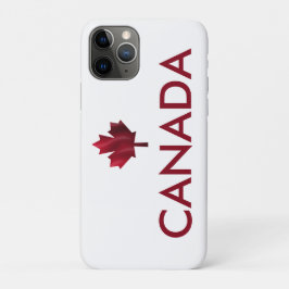 Capa Para iPhone 11 Pro Canadá e Folha Vermelha