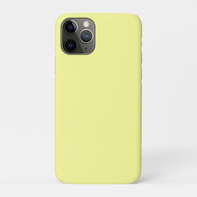 Capa Para iPhone 11 Pro Canário (cor sólida)  (Verso)