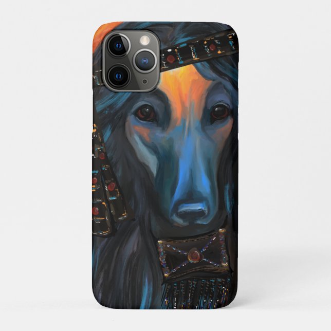 Capa Para iPhone 11 Pro Cão Afegão  (Verso)