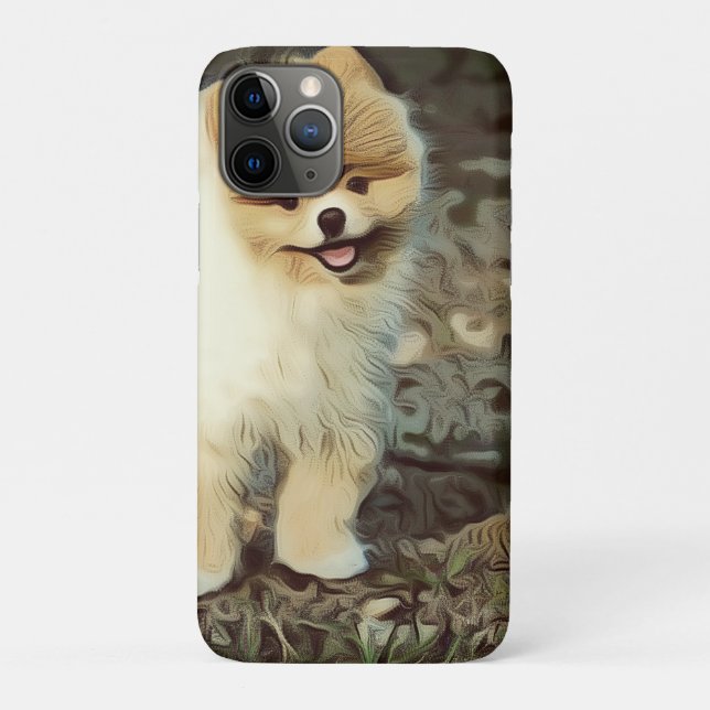 Capa Para iPhone 11 Pro Cão, Animal, Cãozinho (Verso)