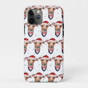 Capa Para iPhone 11 Pro Cão da Raça Galgo Italiano Natal
