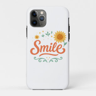 Capa Para iPhone 11 Pro Capa de iPhone 11 Pro Girassol Sorridente   Vibraç
