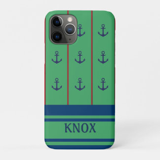 Capa Para iPhone 11 Pro Capa de iPhone Âncora Náutica Personalizada | Pers