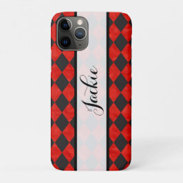Capa Para iPhone 11 Pro Capa de iPhone Case-Mate vermelha e preta