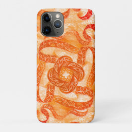 Capa Para iPhone 11 Pro Capa de iPhone com Padrão de Redemoinho do Pôr do