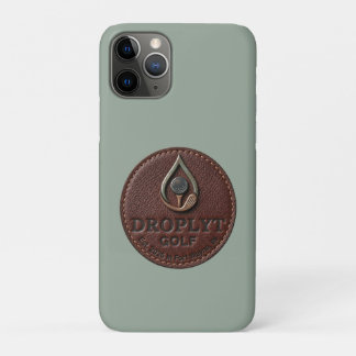 Capa Para iPhone 11 Pro Capa de iPhone Droplyt Golf Rustic Logo