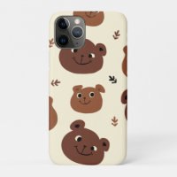 Cara de urso engraçado