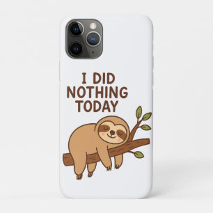 Capa Para iPhone 11 Pro Cartografia "Eu não fiz nada hoje"