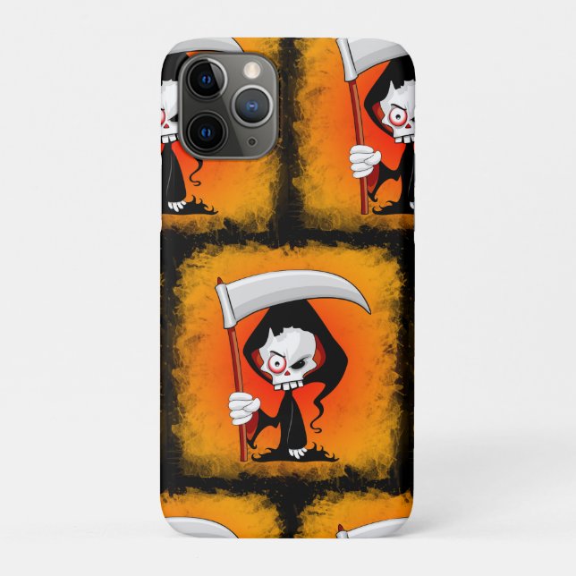 Capa Para iPhone 11 Pro Cartoon Grim Reaper (Verso)