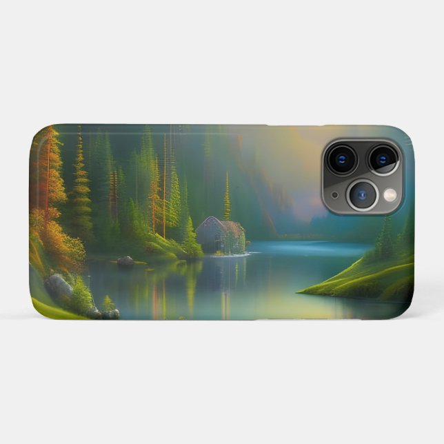 Capa Para iPhone 11 Pro Casa doce na floresta (Verso (horizontal))