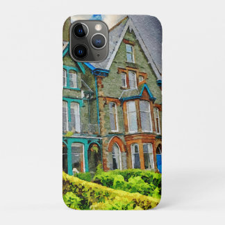 Capa Para iPhone 11 Pro Casa vitoriana em Keswick pintada em aquarela