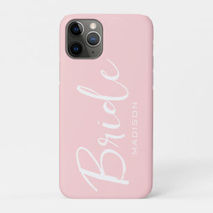 Capa Para iPhone 11 Pro Casamento Cor-de-Rosa Esmagado Brito Personalizado