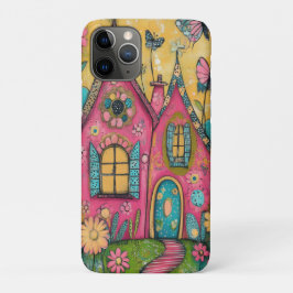 Capa Para iPhone 11 Pro Casas de Arte Popular Caprichosas