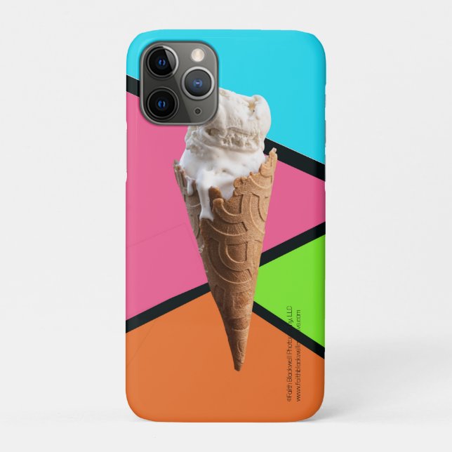 Capa Para iPhone 11 Pro Caso de Telefone de Creme de Gelo (Verso)