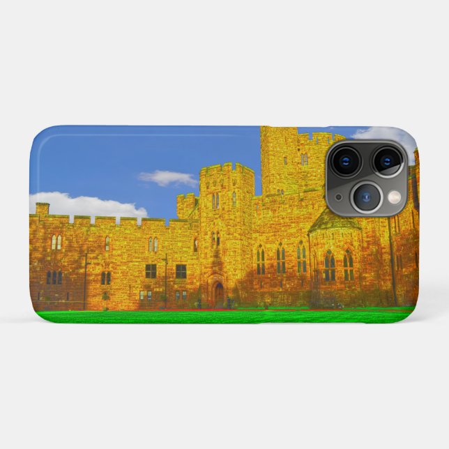 Capa Para iPhone 11 Pro Castelo de Peckforton em Tarporley, Cheshire (Verso (horizontal))