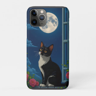 Capa Para iPhone 11 Pro Cat Night