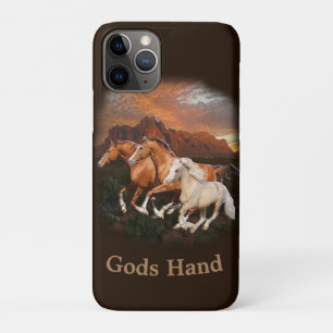 Capa Para iPhone 11 Pro cavalos selvagens do Arizona