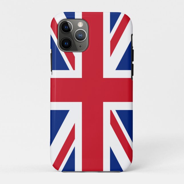 Capa Para iPhone 11 Pro Cell Phone Case With England Flag (Verso)