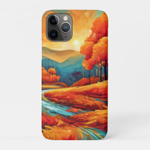 Capa Para iPhone 11 Pro Cena de Queda de Vibrante