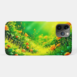 Capa Para iPhone 11 Pro Cena do Sol do Jardim de Lush