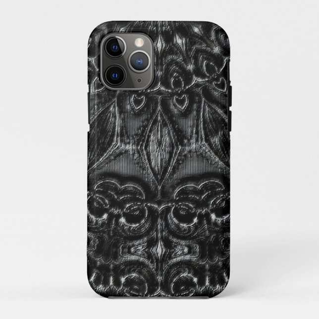 Capa Para iPhone 11 Pro Charcarvão Mandala (Verso)