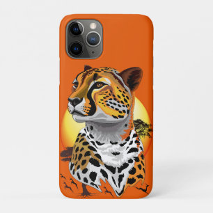 Capa Para iPhone 11 Pro Cheetah African Feline Wild Animal