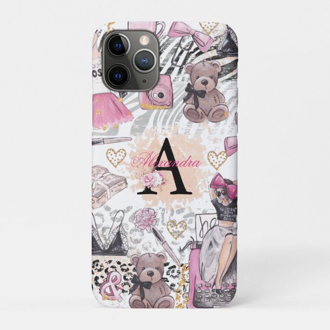Capa Para iPhone 11 Pro Chefe Garota Personalizado (Verso)