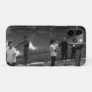 Capa Para iPhone 11 Pro China Antiga rio Guilin pessoas chinesas