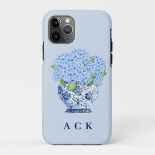 Capa Para iPhone 11 Pro Chinoiserie Hortênsias Azuis de Nantucket