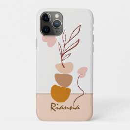 Capa Para iPhone 11 Pro Chique Moderno Abstrato Minimalista