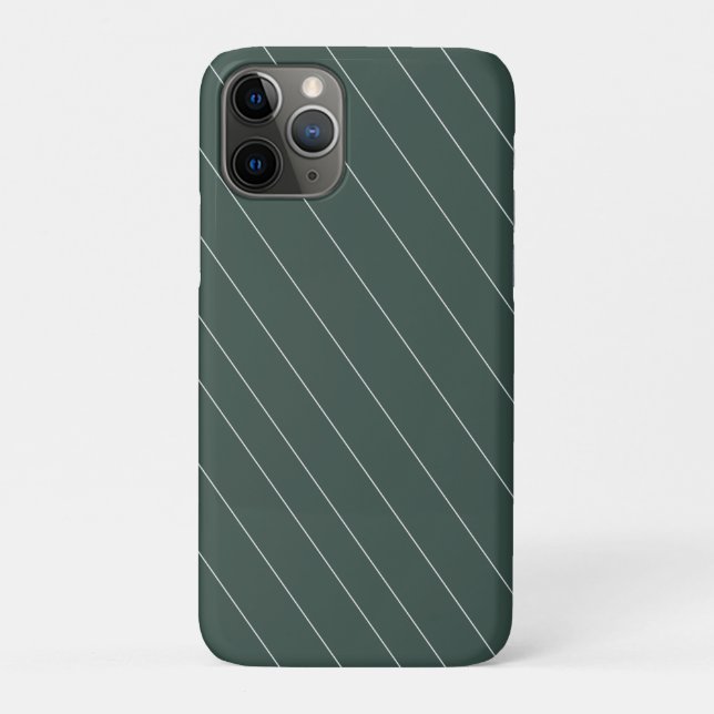 Capa Para iPhone 11 Pro CinzaFlorestal (Verso)