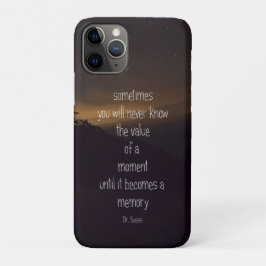 Capa Para iPhone 11 Pro Citação Inspiradora Sunrise