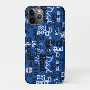 Capa Para iPhone 11 Pro Cobrir de presentes para o DIA DE OS PAIS pai azul